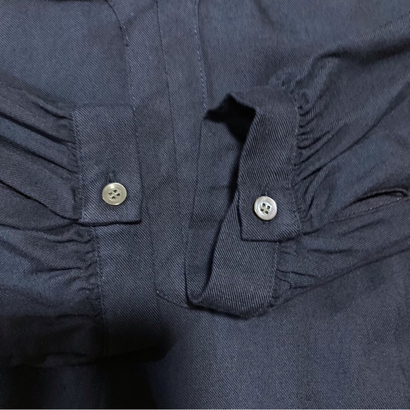 J. McLaughlin Navy Blue Shift Dress | 3/4 Sleeves | Summer Staple - Picture 12 of 13